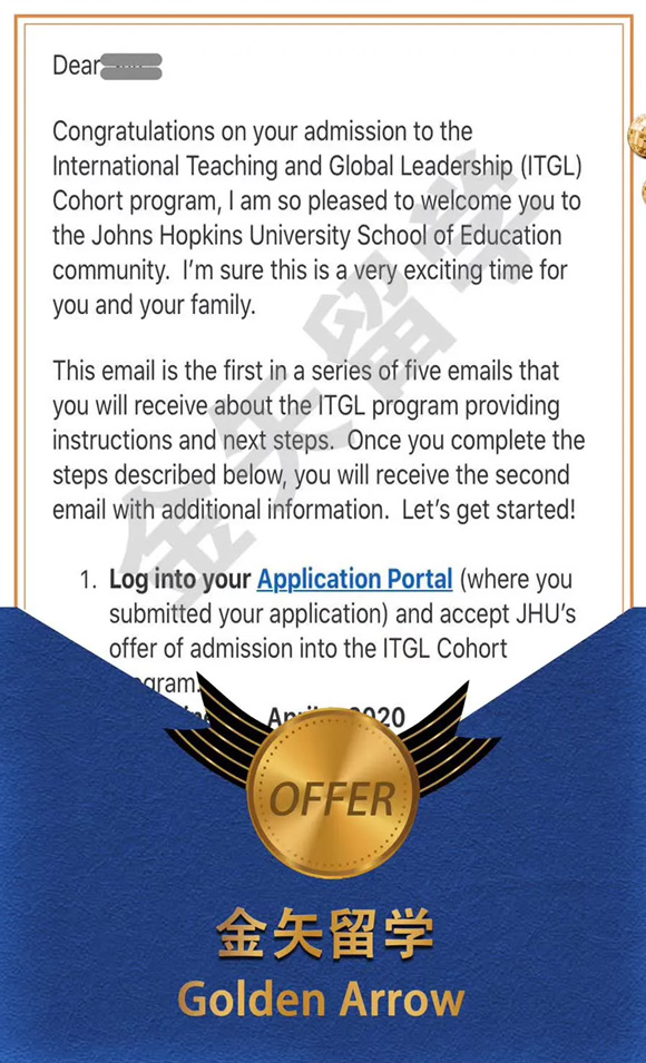 馨同学-约翰霍普金斯大学教育专业录取offer.jpg