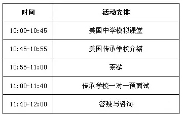 美国中学招生会暨模拟课堂行程安排.jpg
